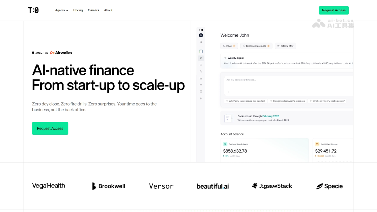 T:0 – Airwallex 推出的 AI-native 自主财务平台封面图