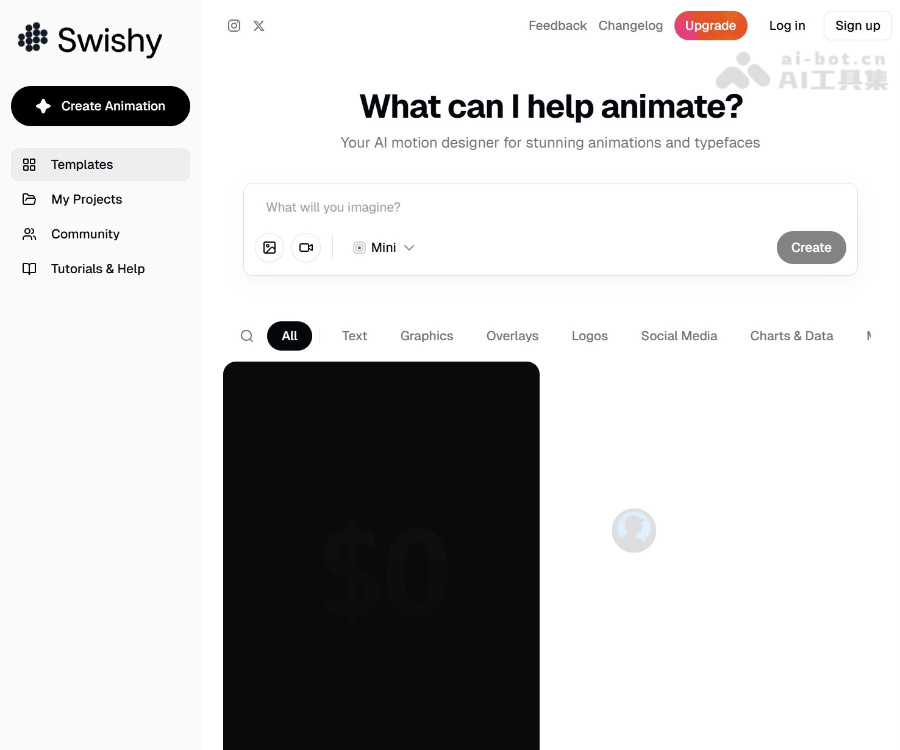 Swishy 页面预览