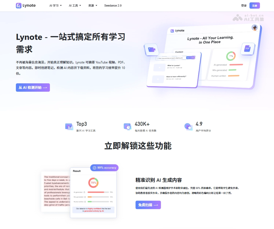 Lynote 页面预览