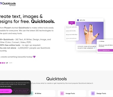 Quicktools Background Remover 页面预览