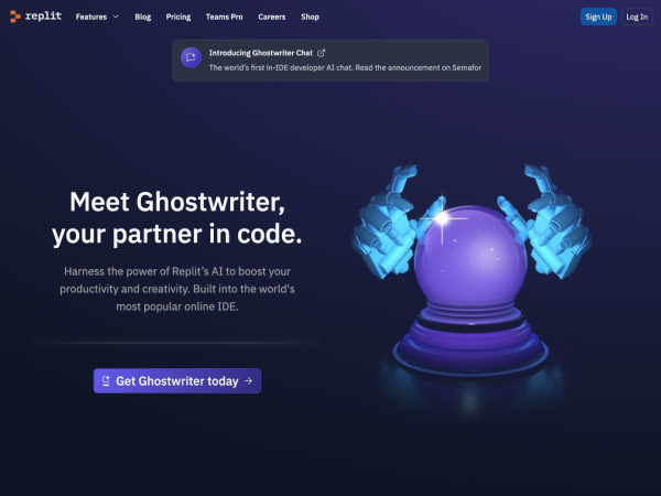 Ghostwriter 页面预览