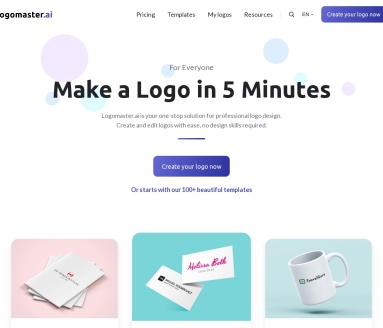 Logomaster.ai 页面预览