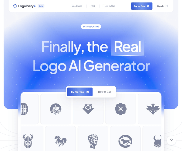 LogoliveryAI 页面预览