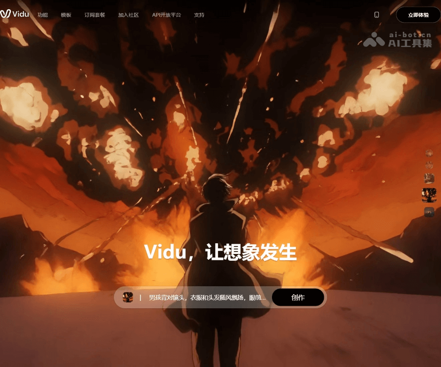 Vidu 页面预览