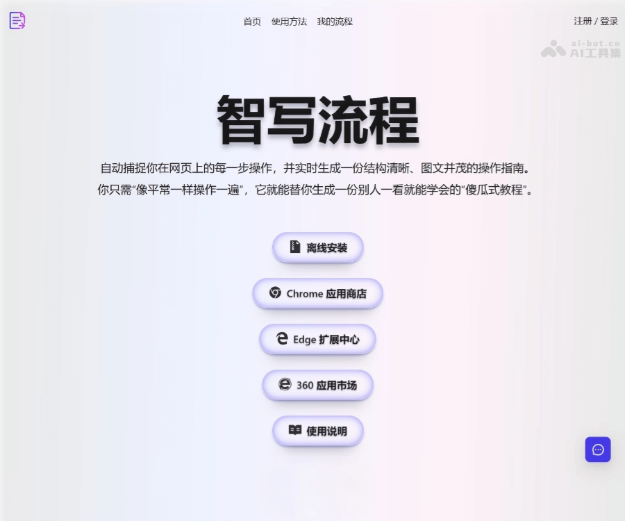 智写流程 页面预览