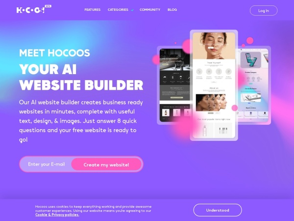 Hocoos 页面预览